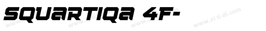 Squartiqa 4F字体转换 Squartiqa 4F字体转换